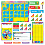 Trend Enterprises Calendrier Annuel Bulletin Board Set (French)