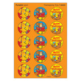Trend Enterprises Thanksgiving Time/Pumpkin Stinky Stickers®–Large Round