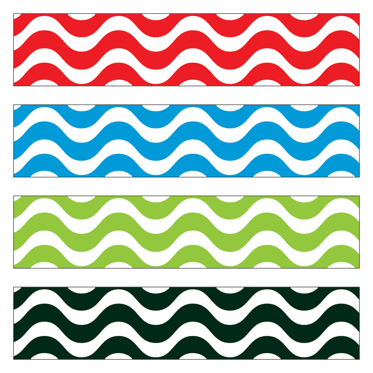 Trend Enterprises Wavy Border Terrific Trimmers® & Bolder Borders® Variety Pack (discontinued)