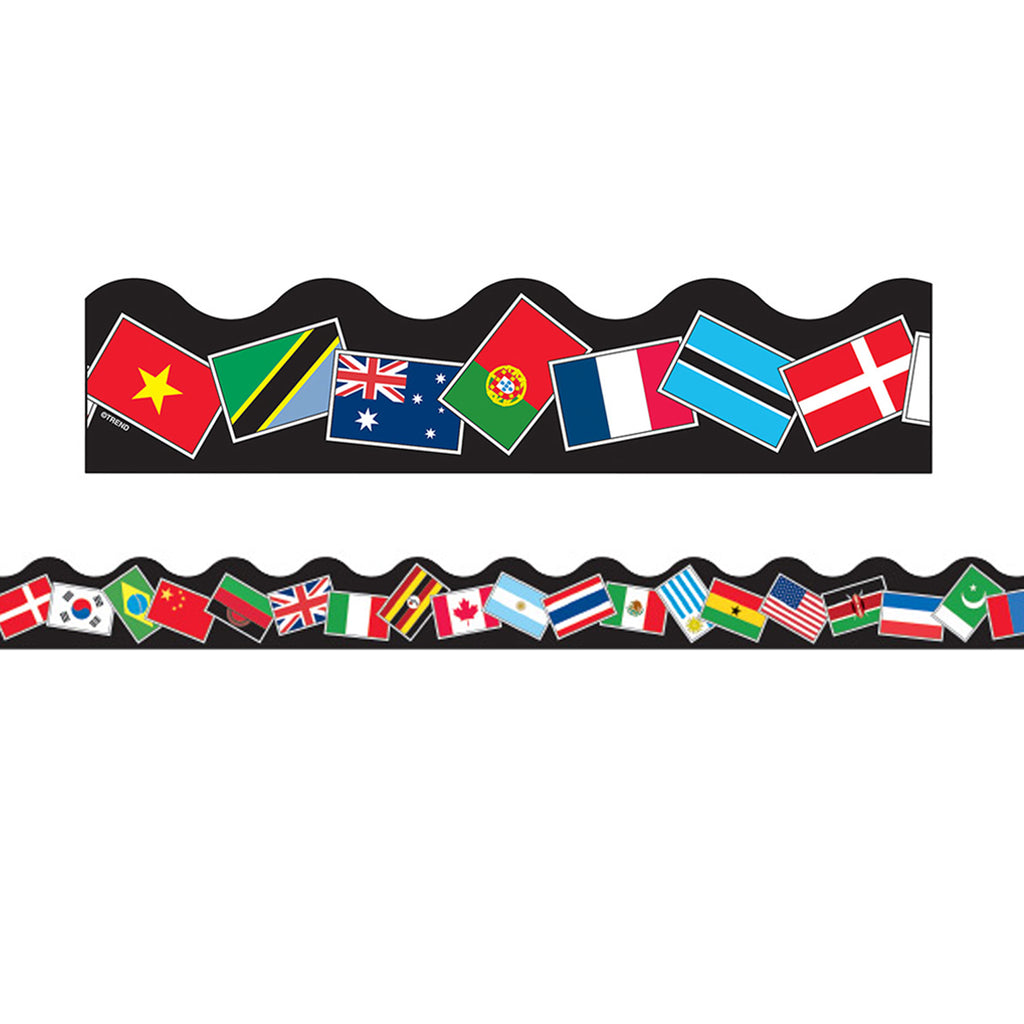 Trend Enterprises World Flags Terrific Trimmers®