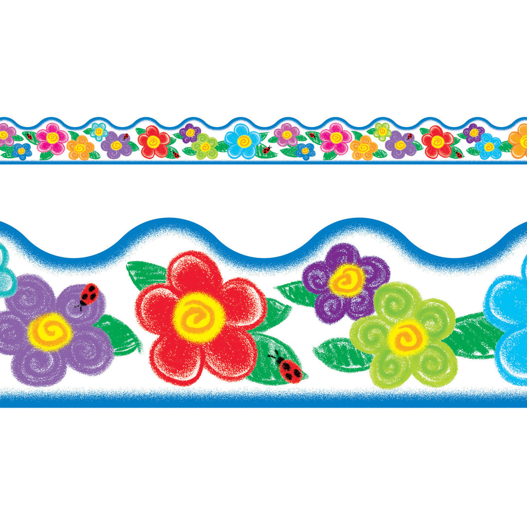Trend Enterprises Crayon Flowers Terrific Trimmers®