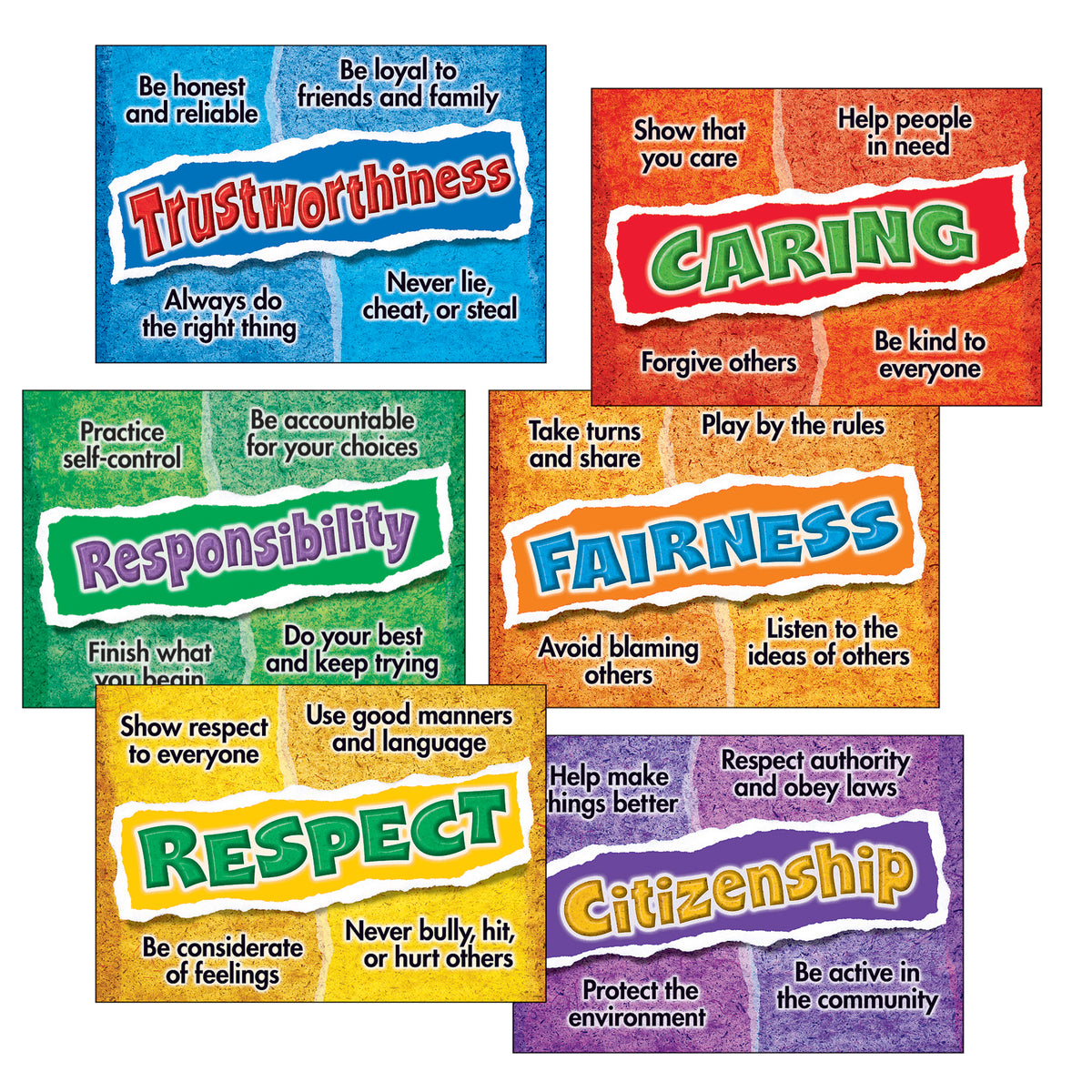 Trend Enterprises Character Choices ARGUS® Posters Combo Pack