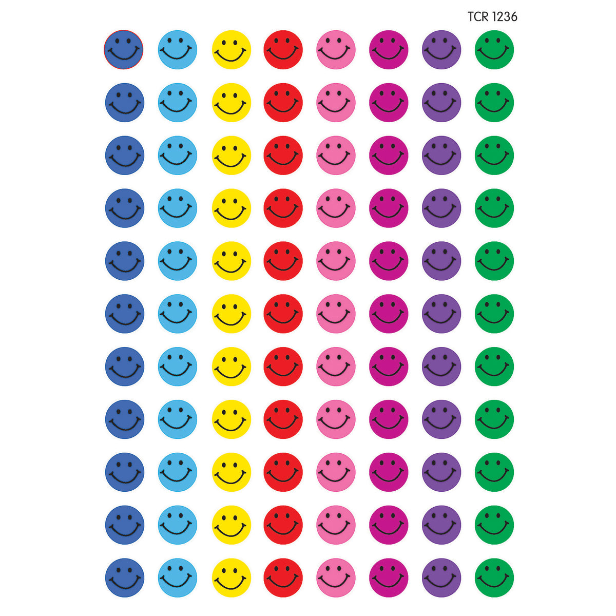 Teacher Created Resources Happy Faces Mini Stickers
