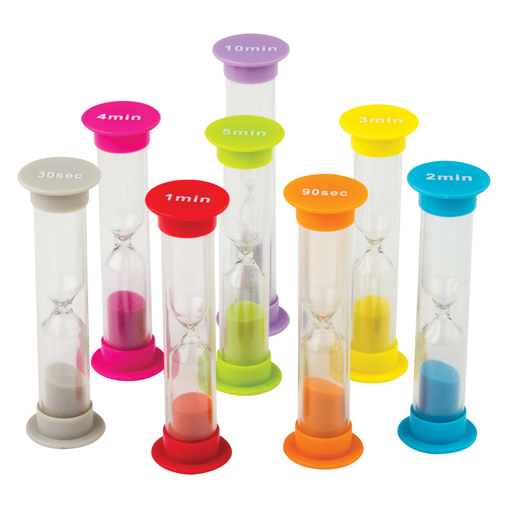 Teacher Created Resources Small Sand Timers Combo (8-Pack)