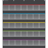 Teacher Created Resources Black Polka Dots Storage Pocket Chart