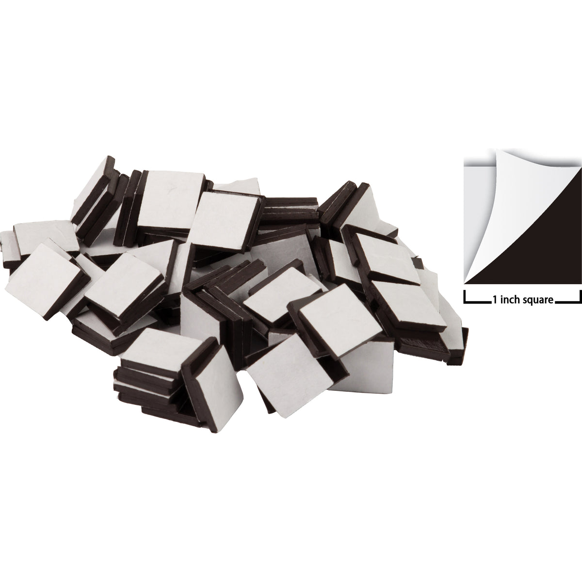 Teacher Created Resources Adhesive Magnetic Squares - 1", 50 Pack