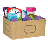 Teacher Created Resources Burlap Small Storage Bin (discontinued)