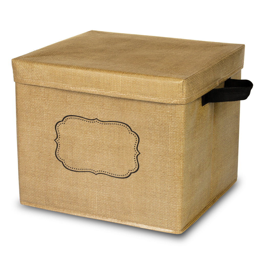 Teacher Created Resources Burlap Storage Box