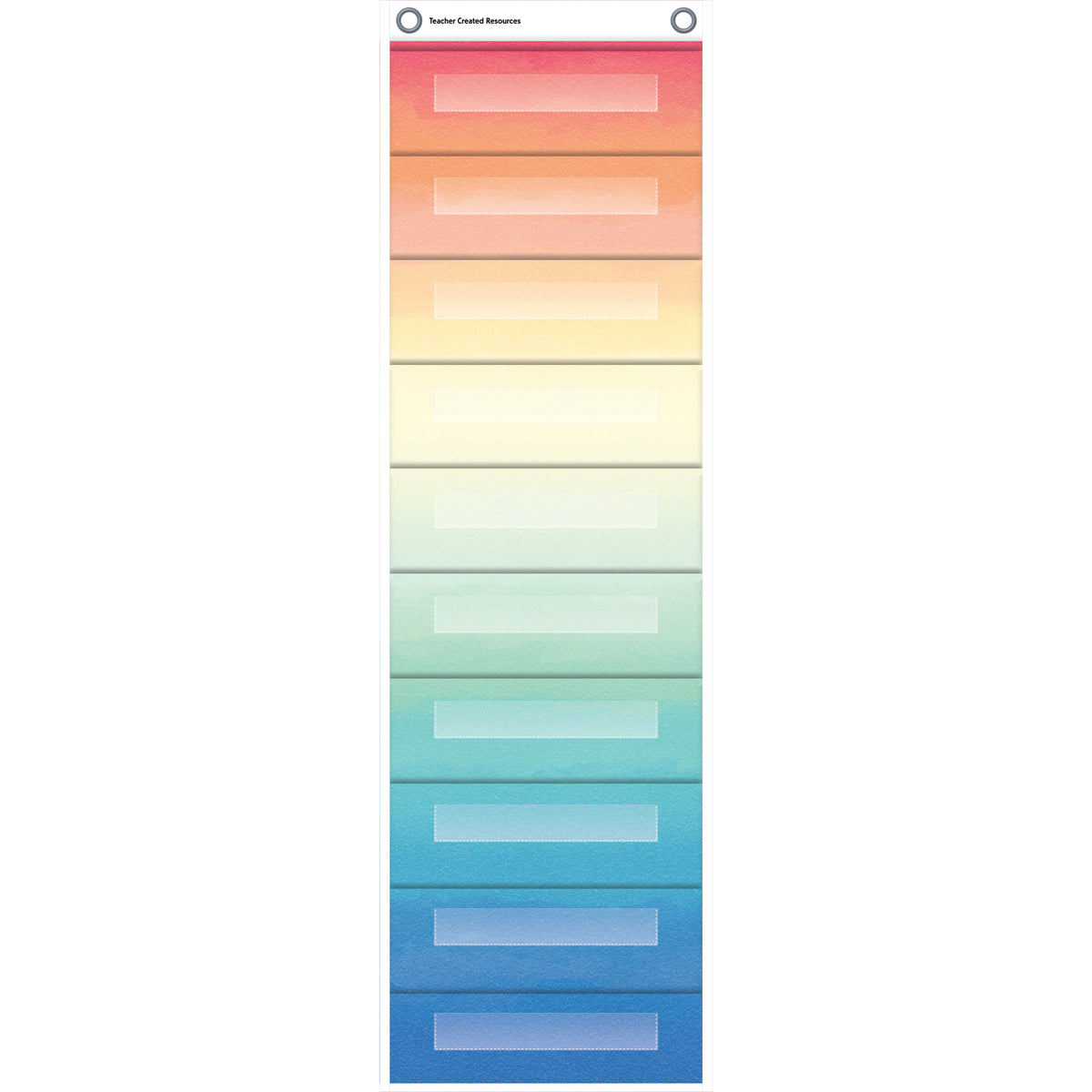Teacher Created Resources Watercolor 10 Pocket File Storage Pocket