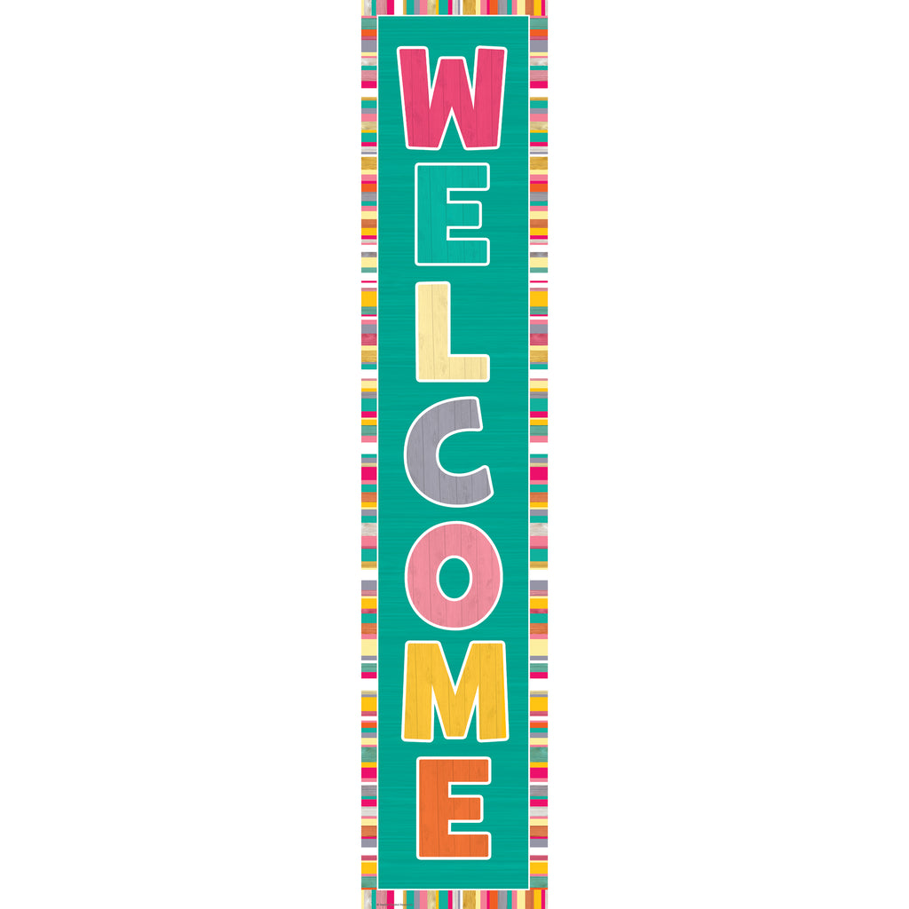 Teacher Created Resources Tropical Punch Welcome Banner