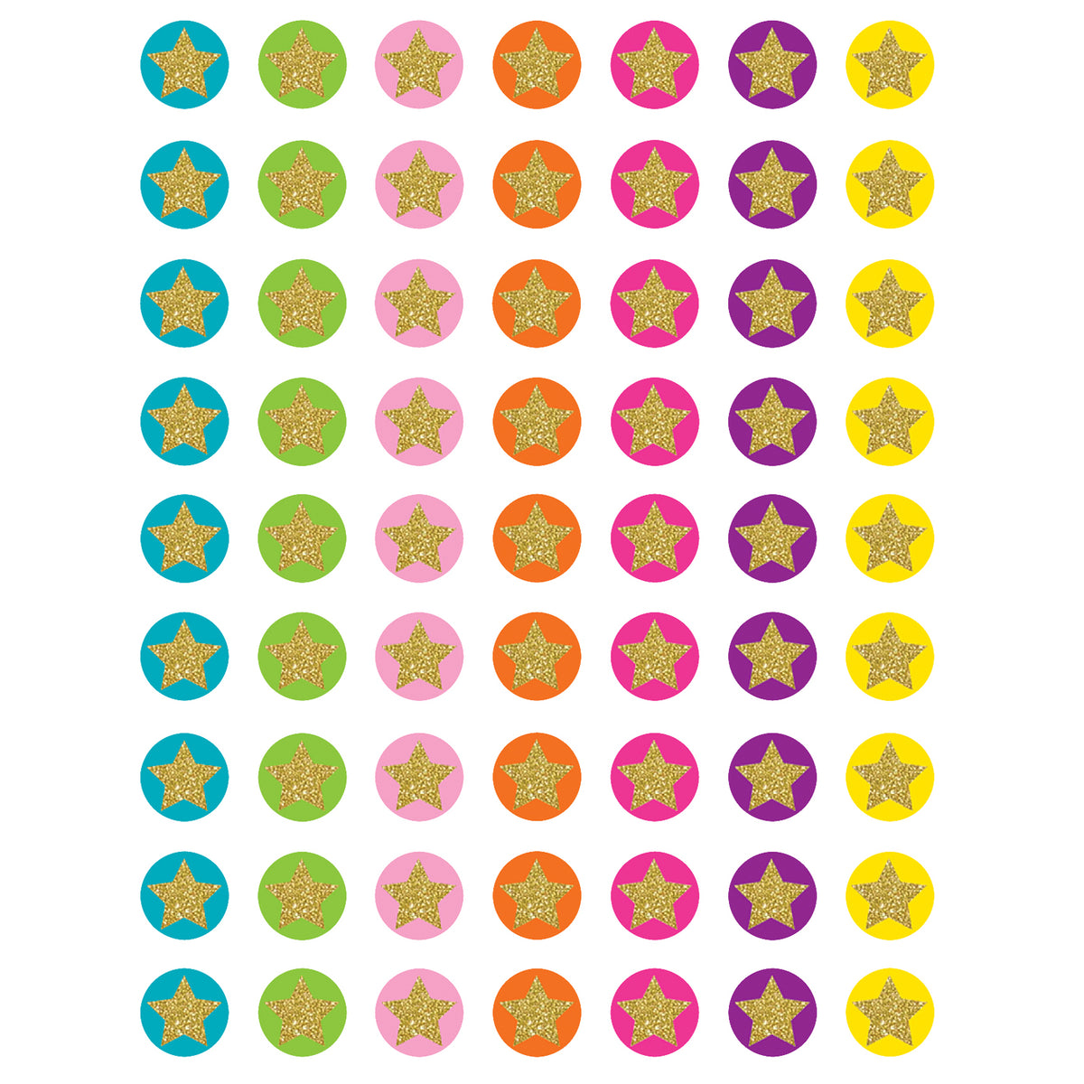Teacher Created Resources Confetti Stars Mini Stickers