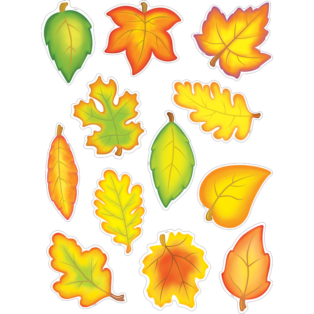  Hygloss Leaf Shape Paper Cut-Outs for Arts & Crafts