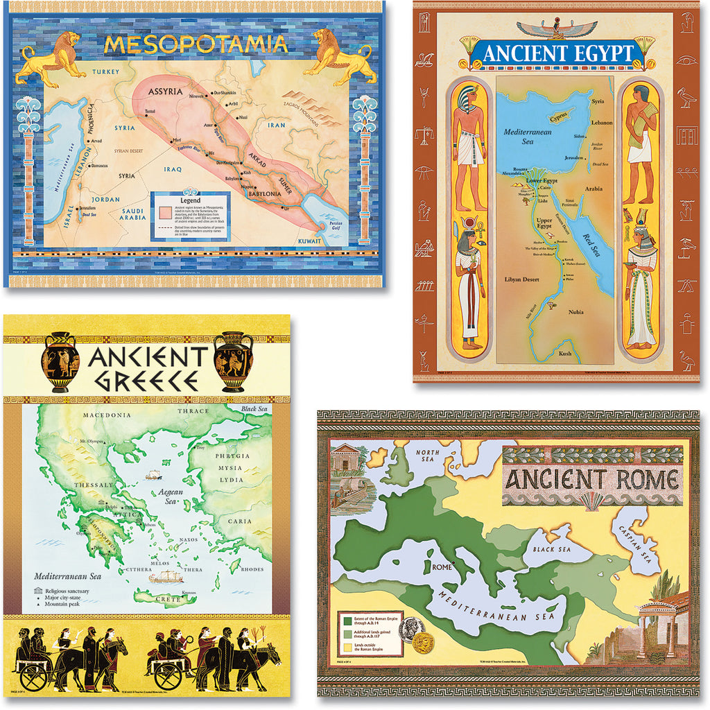 Teacher Created Resources Ancient Civilizations Bulletin Board Display Set