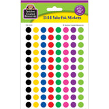 Teacher Created Resources Colorful Circles Mini Stickers Valu-Pak