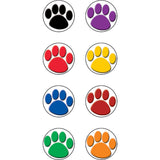 Teacher Created Resources Colorful Paw Prints Mini Stickers
