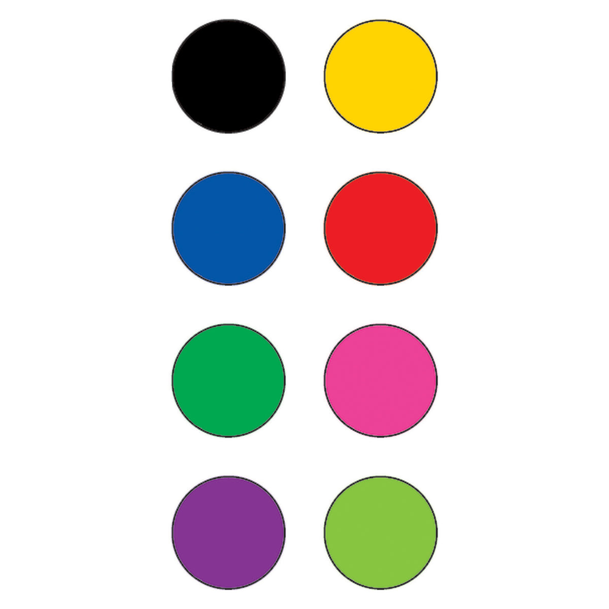 Teacher Created Resources Colorful Circles Mini Stickers