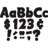 Teacher Created Resources Black Funtastic 4" Letters Combo Pack