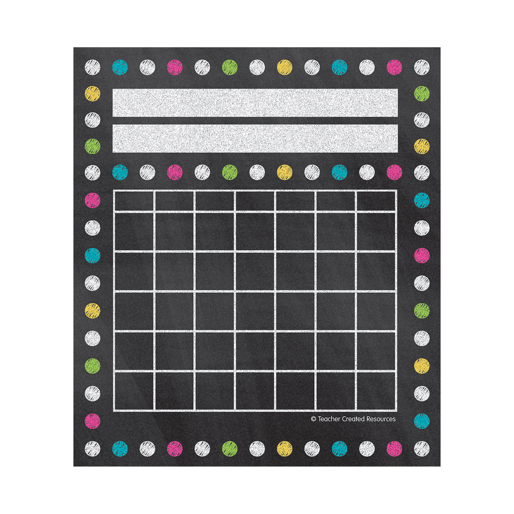 Teacher Created Resources Chalkboard Brights Mini Incentive Charts