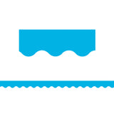 Teacher Created Resources Aqua Solid Scalloped Bulletin Board Border