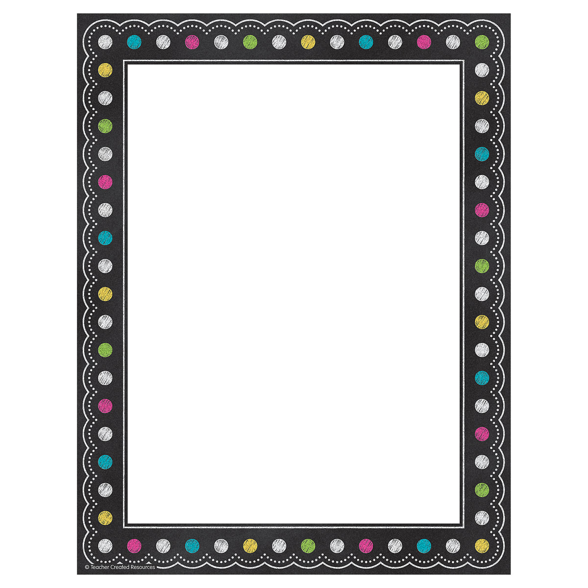 Teacher Created Resources Chalkboard Brights Computer Paper