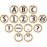 Teacher Created Resources Confetti Circle Letters