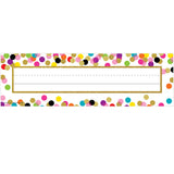 Teacher Created Resources Confetti Flat Name Plates