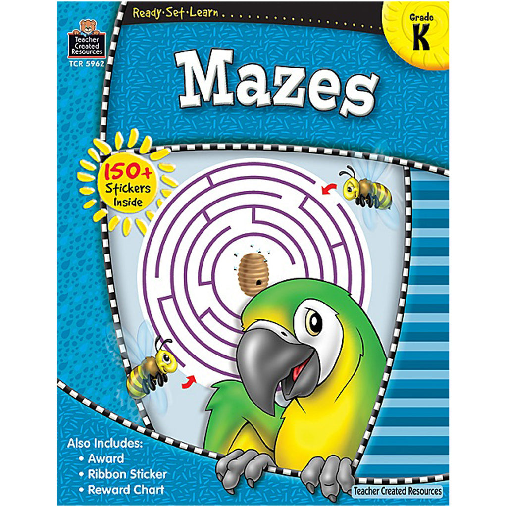 Teacher Created Resources Ready-Set-Learn: Mazes Grade K