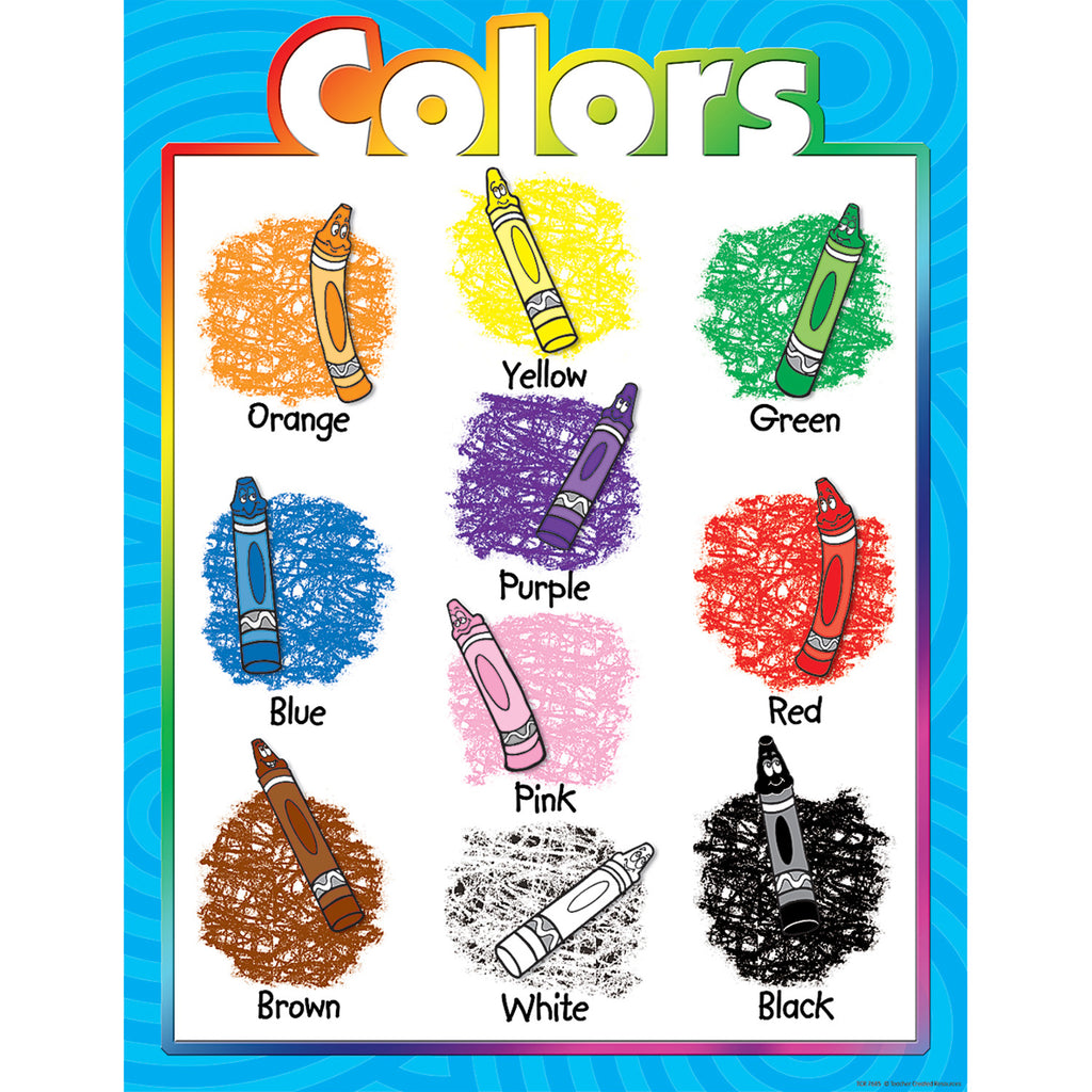 Teacher Created Resources Colors Chart (discontinued)