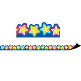 Teacher Created Resources Neon Stars Magnetic Borders