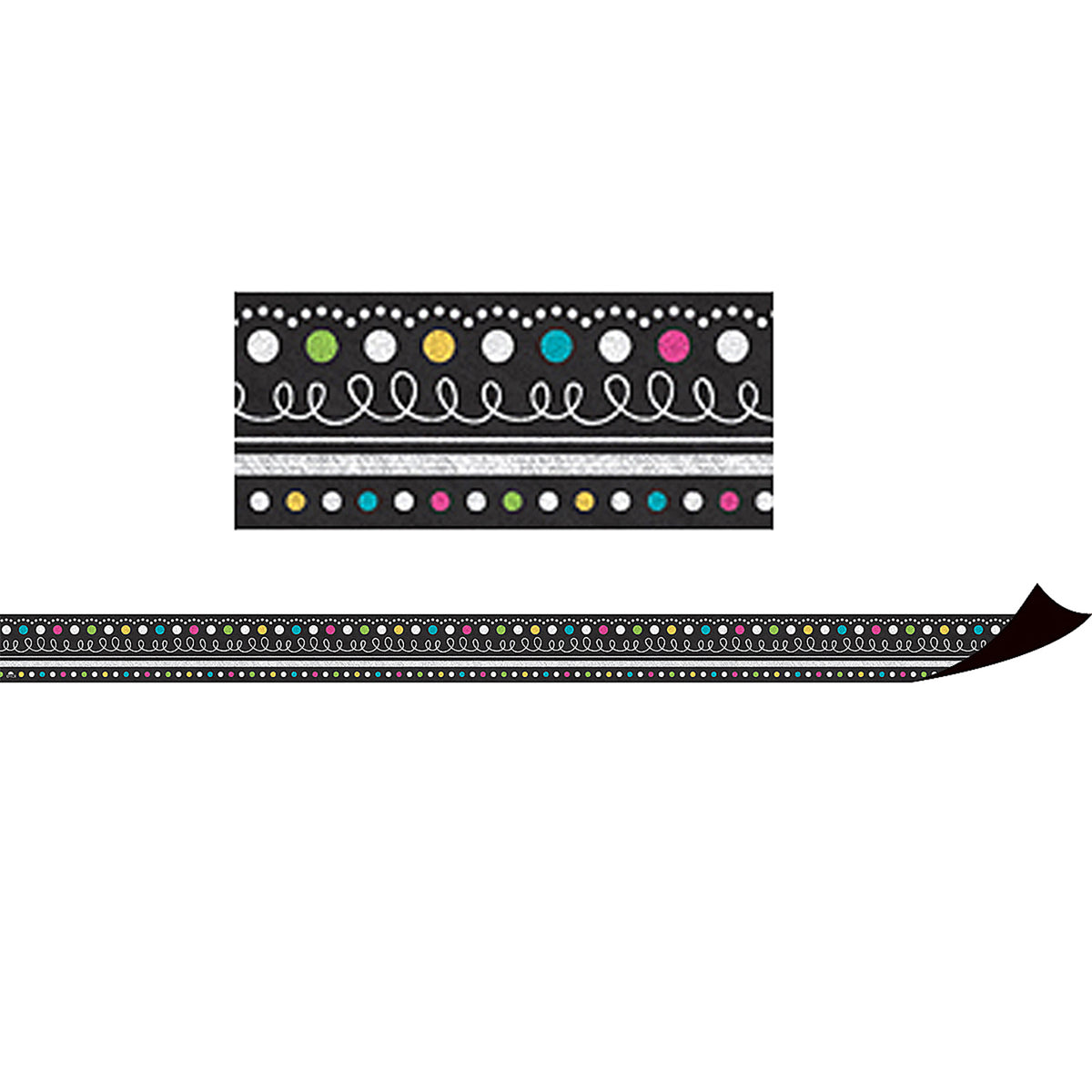 Teacher Created Resources Chalkboard Brights Magnetic Borders