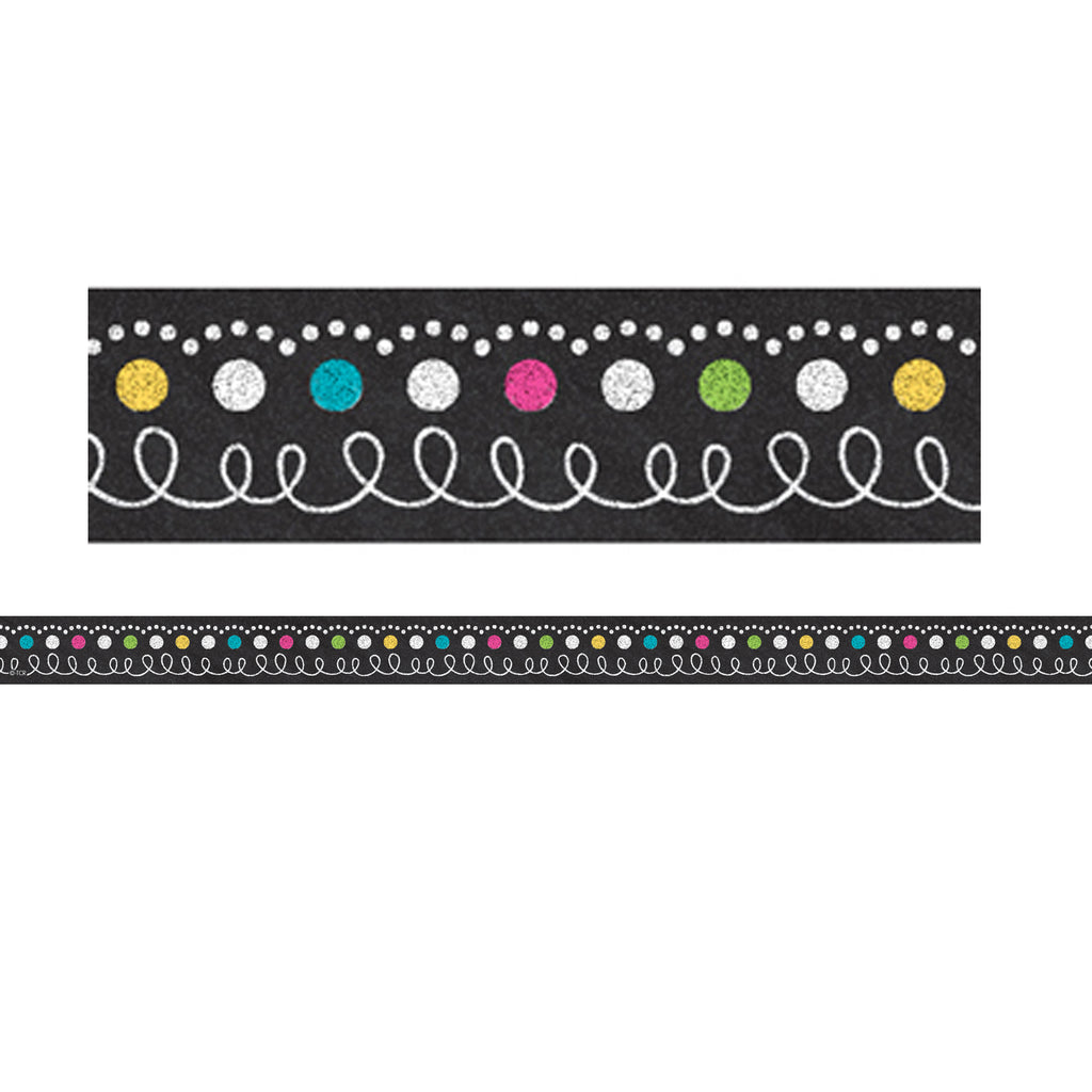 Teacher Created Resources Chalkboard Brights Magnetic Strips