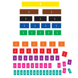 Teacher Created Resources Fraction Tiles Magnetic Accents