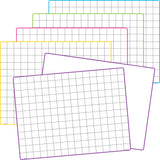 Teacher Created Resources Math Grid Dry Erase Boards (set of 10)