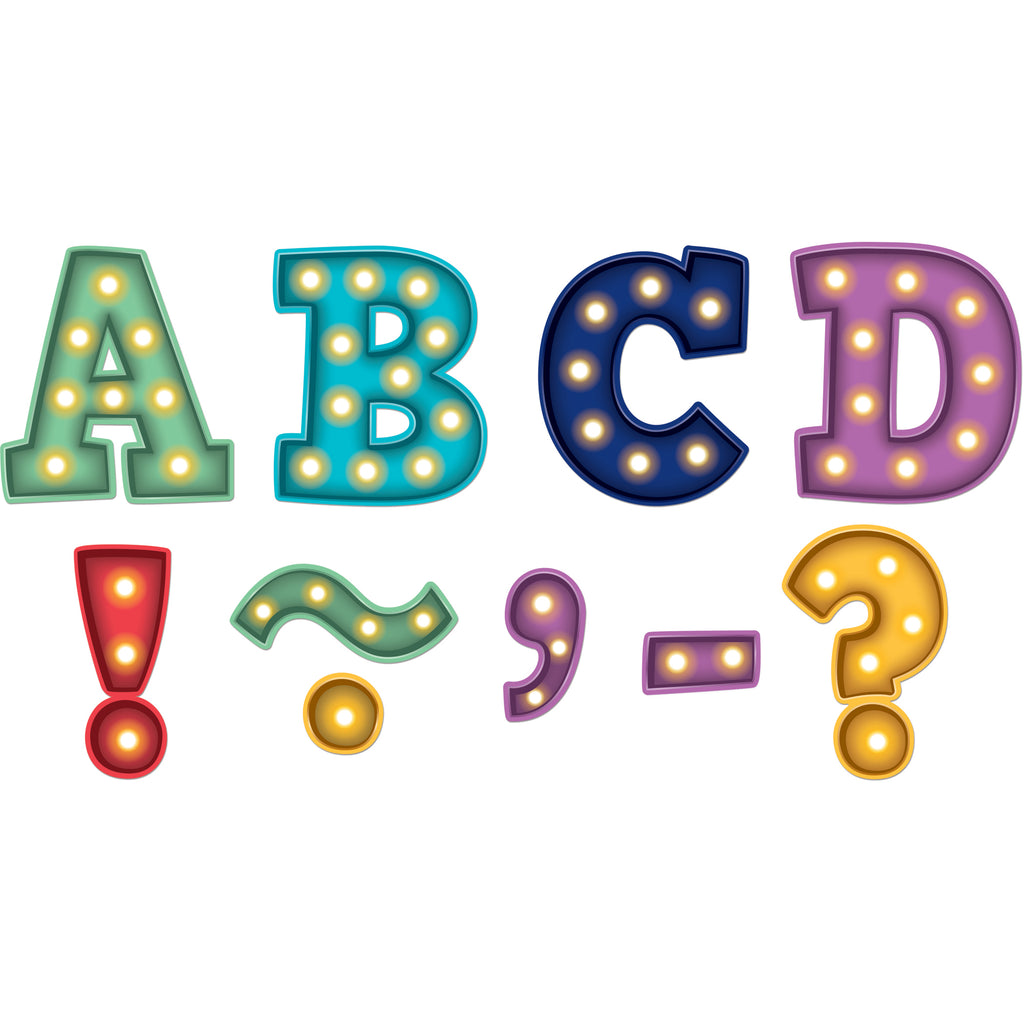 Teacher Created Resources Marquee Bold Block 3" Magnetic Letters