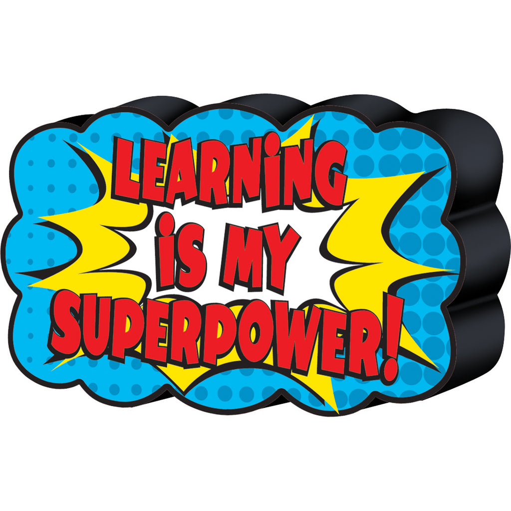 Teacher Created Resources Superhero Magnetic Whiteboard Eraser (discontinued)