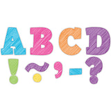 Teacher Created Resources Scribble Bold Block 3" Magnetic Letters