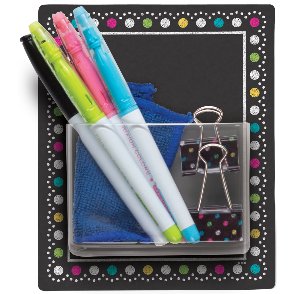 Teacher Created Resources Clingy Thingies: Chalkboard Brights Storage Pocket