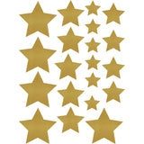 Teacher Created Resources Gold Shimmer Stars Assorted Sizes Accents