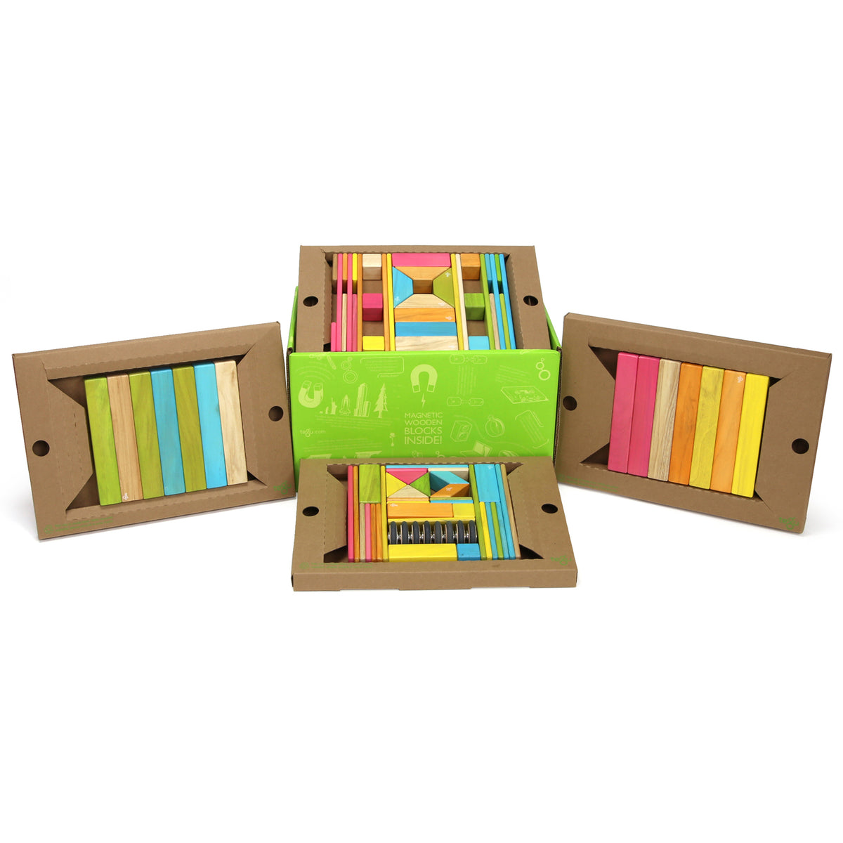 Tegu 90-Piece Classroom Kit, Tegu Tints