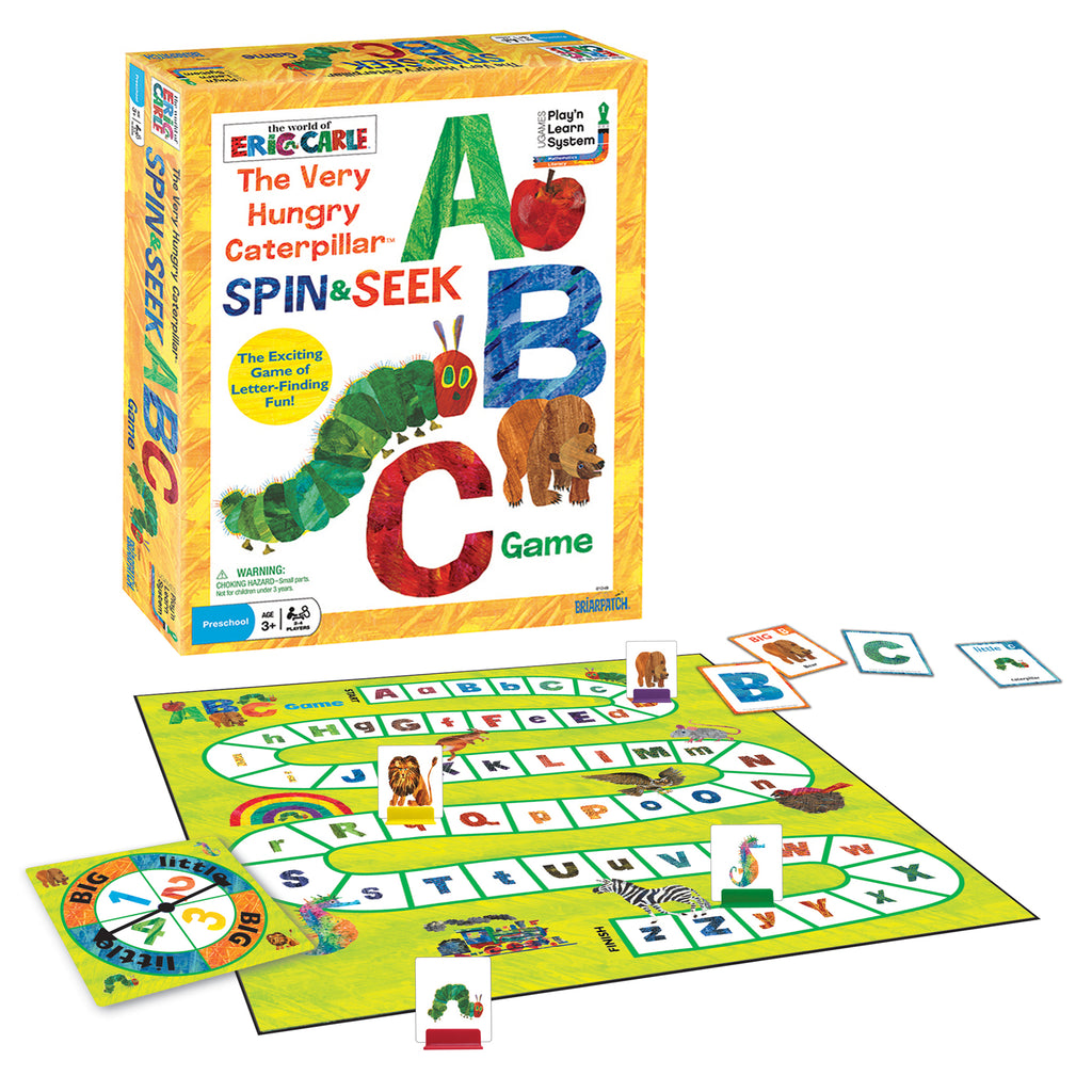 University Games The Very Hungry Caterpillar Spin & Seek ABC Game
