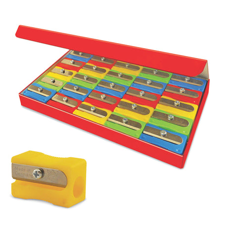 Single Hole Pencil Sharpener 25Pk 