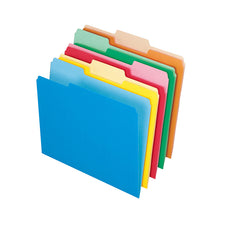 Oxford 100 Count Assort Color Top File Folders
