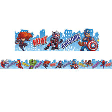 Marvel™ Super Hero Adventure City Scape Deco Trim® Extra Wide Die Cut