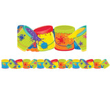 Color My World Paint Buckets Extra Wide Die Cut Deco Trim®