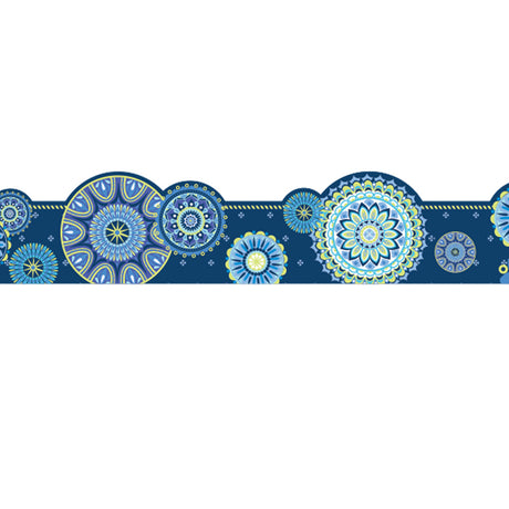 Blue Harmony Mandala Extra Wide Deco Trim®
