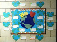 We Heart The Earth - Elementary Earth Day Bulletin Board