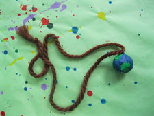 Earth Day Globe Necklaces!