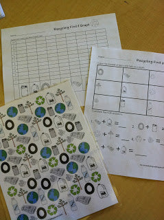 Recycling Find & Tally Graphing Activity