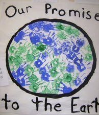 "We Promise..." Earth Day Bulletin Board Display
