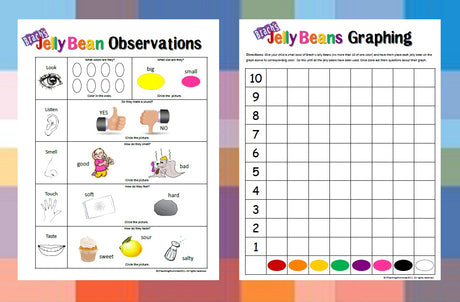 Easter Math - Jelly Bean Observations and Graphing
